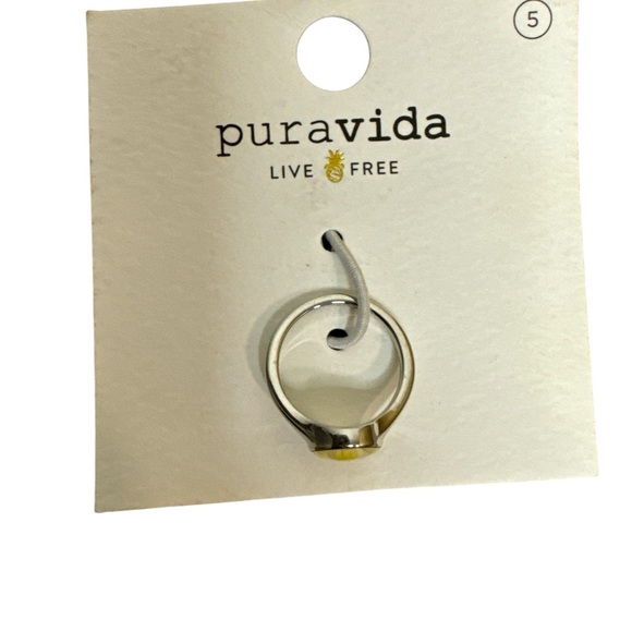 NWT Puravida Meadow Signet Ring Size 5 - Picture 2 of 3